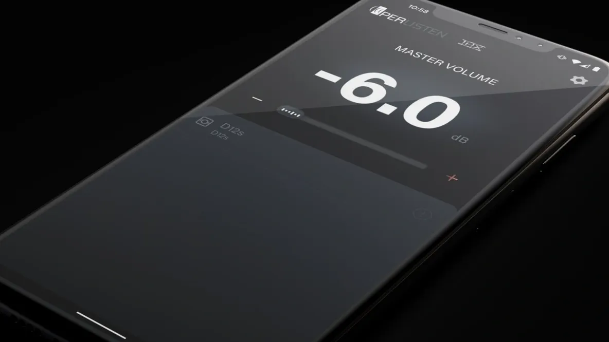 A black phone is shown with the screen displaying 6. 0